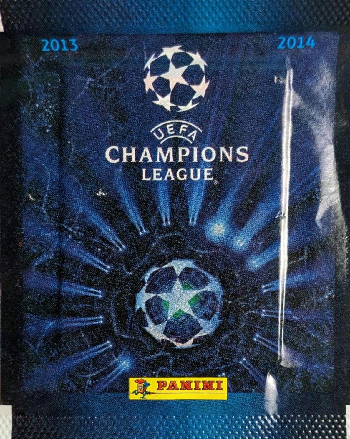2013/14 UEFA Champions League Sealed Sticker Pack – Salah Rookie, Messi & Ronaldo