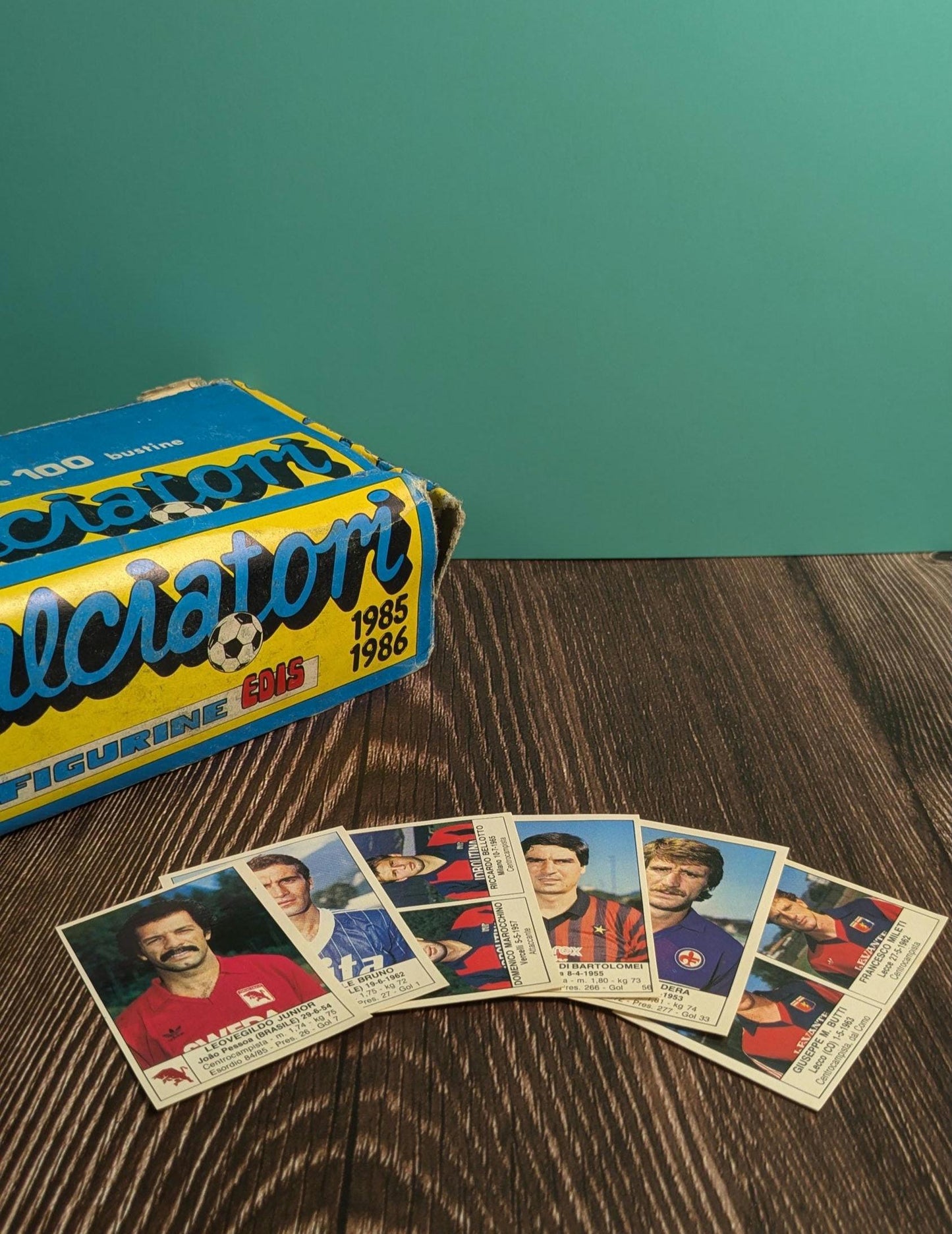 1985/86 Edis Calciatori Roberto Baggio “Mistake” Rookie Sticker Pack