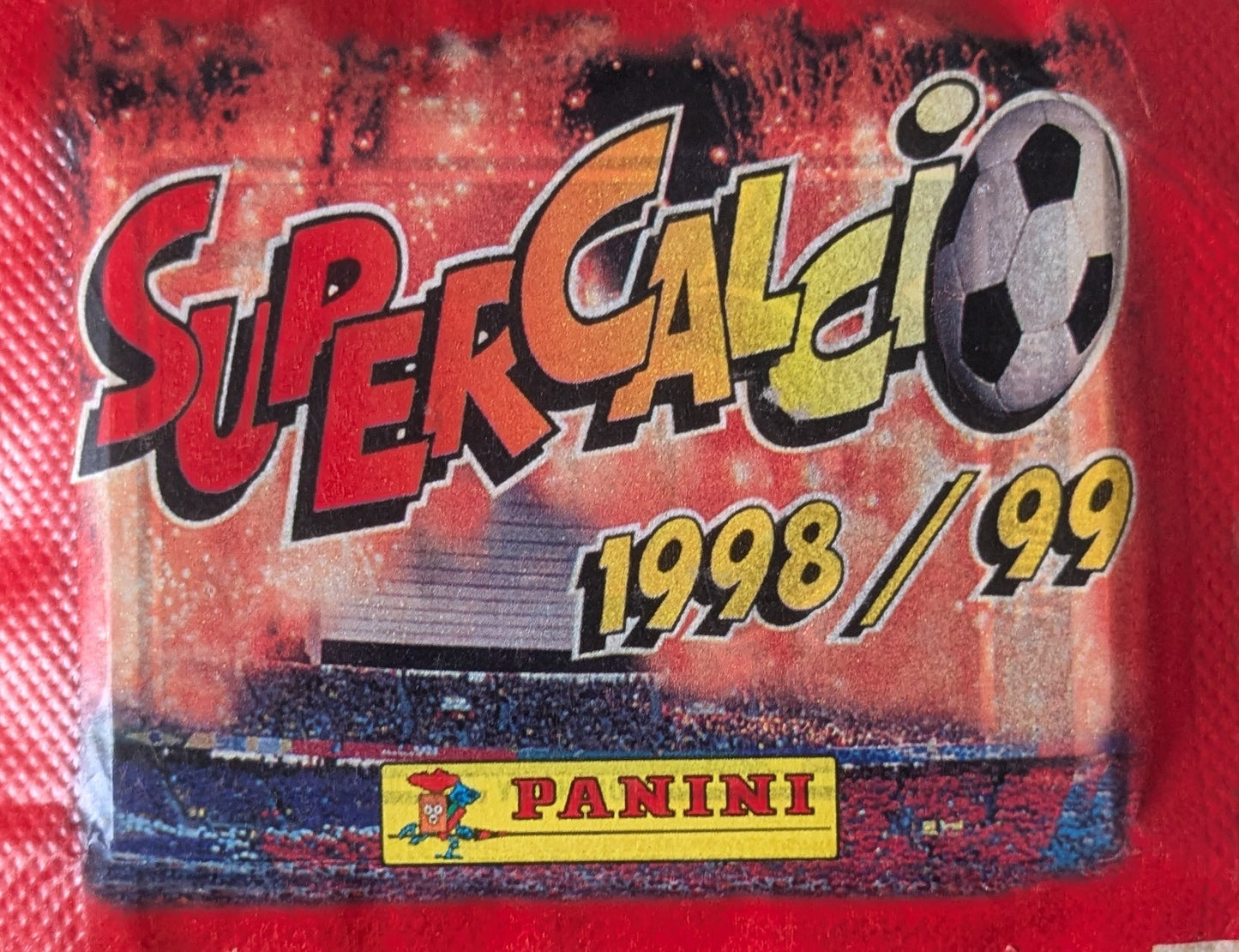 1998/99 Supercalcio Sealed Sticker Pack – Ronaldo, Batistuta, Baggio & Serie A Legends
