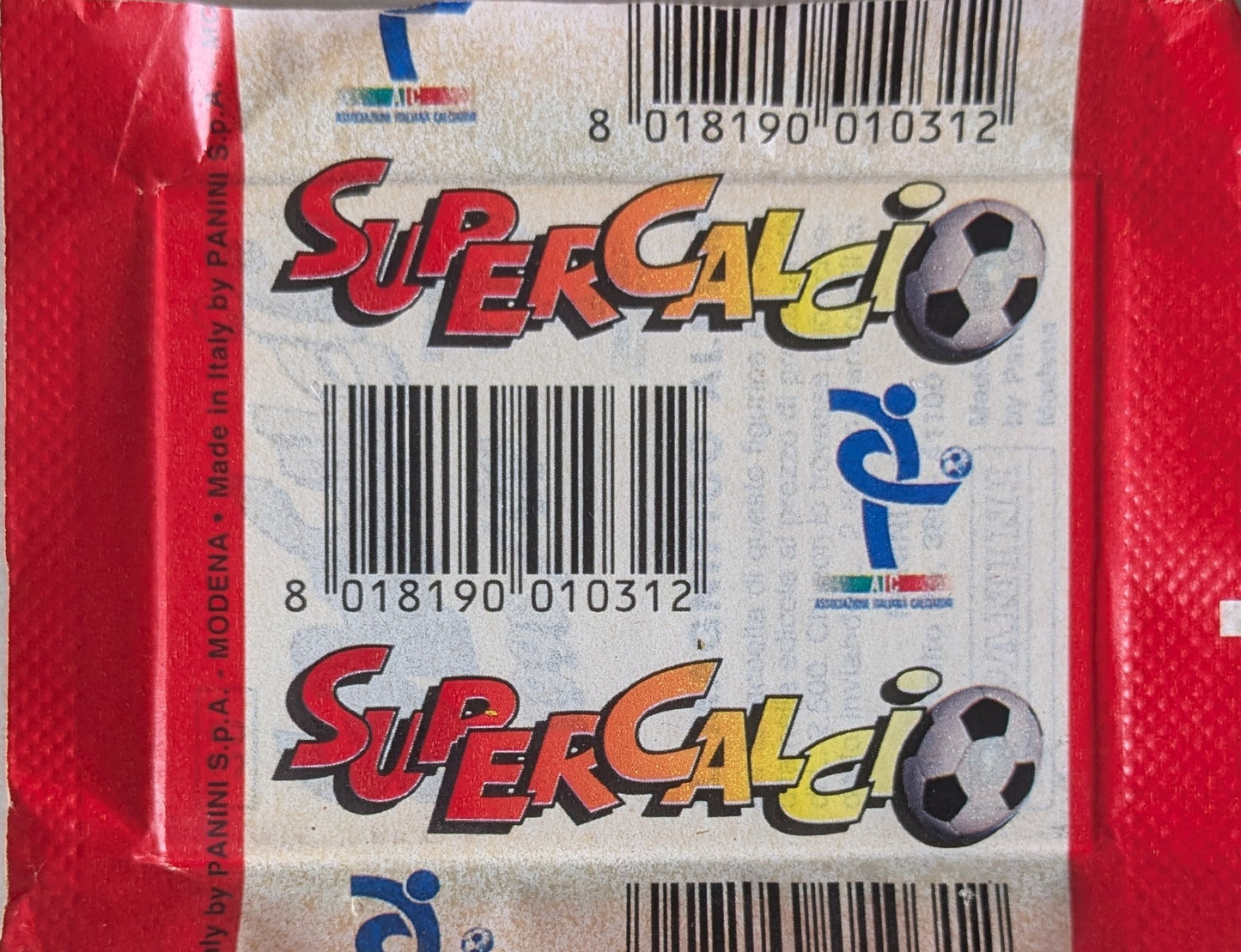 1998/99 Supercalcio Sealed Sticker Pack – Ronaldo, Batistuta, Baggio & Serie A Legends