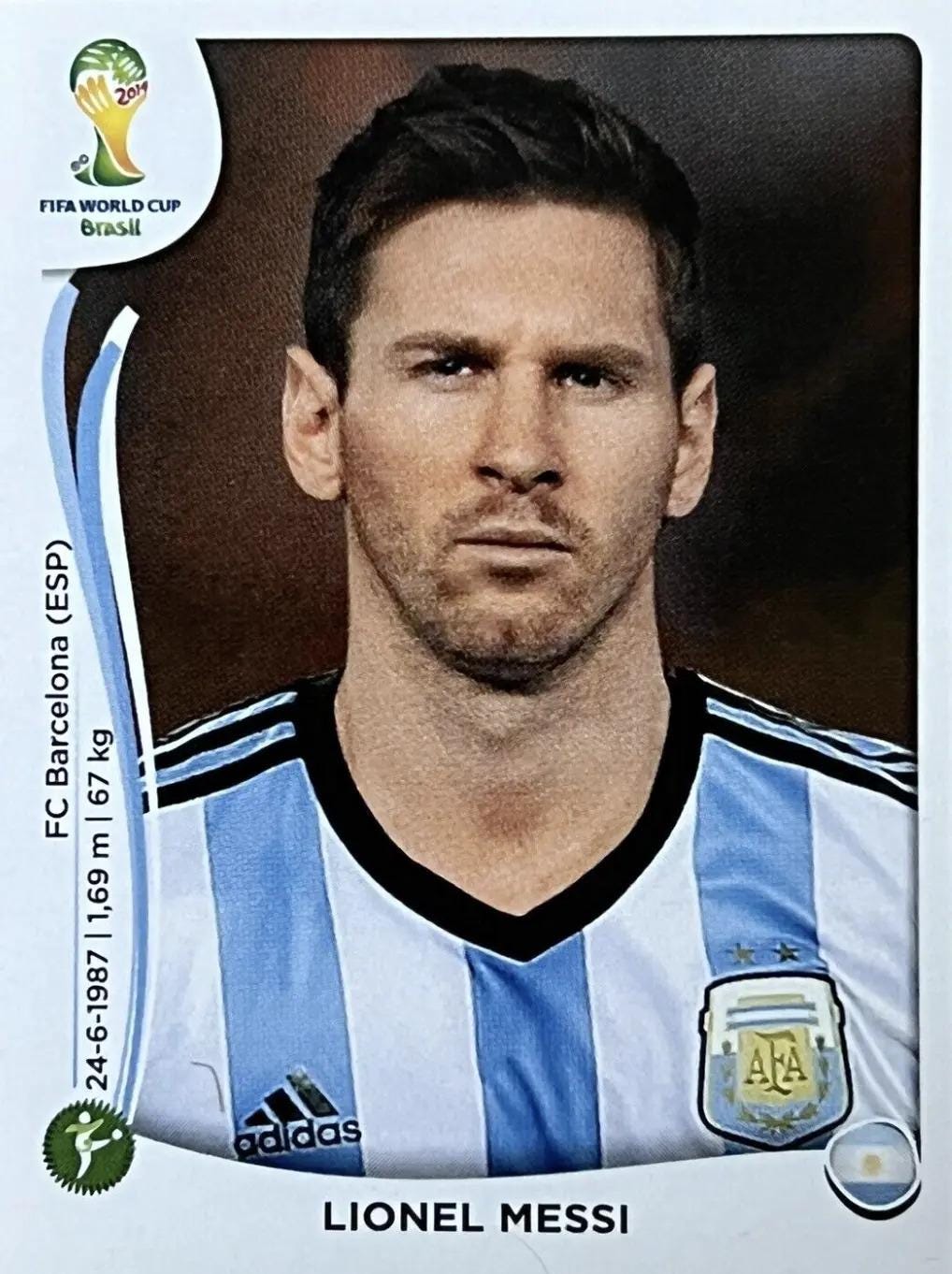 2014 Panini World Cup Sealed Football Sticker Pack