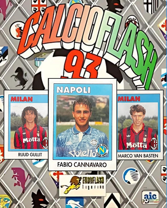 1993 CalcioFlash Sealed Football Sticker Pack