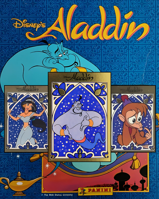 Cover of Disney's Aladdin featuring animated characters and Panini branding.
