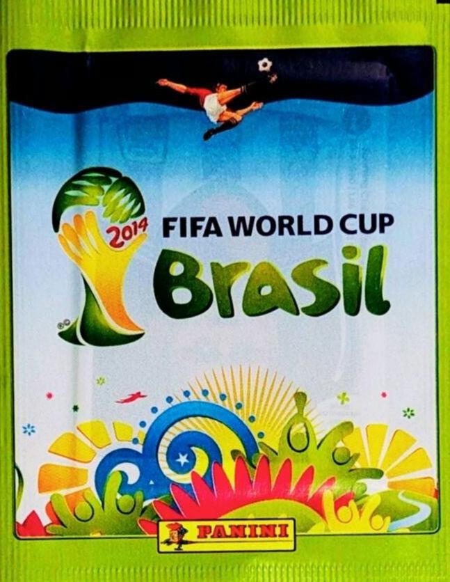 2014 Panini World Cup Sealed Football Sticker Pack