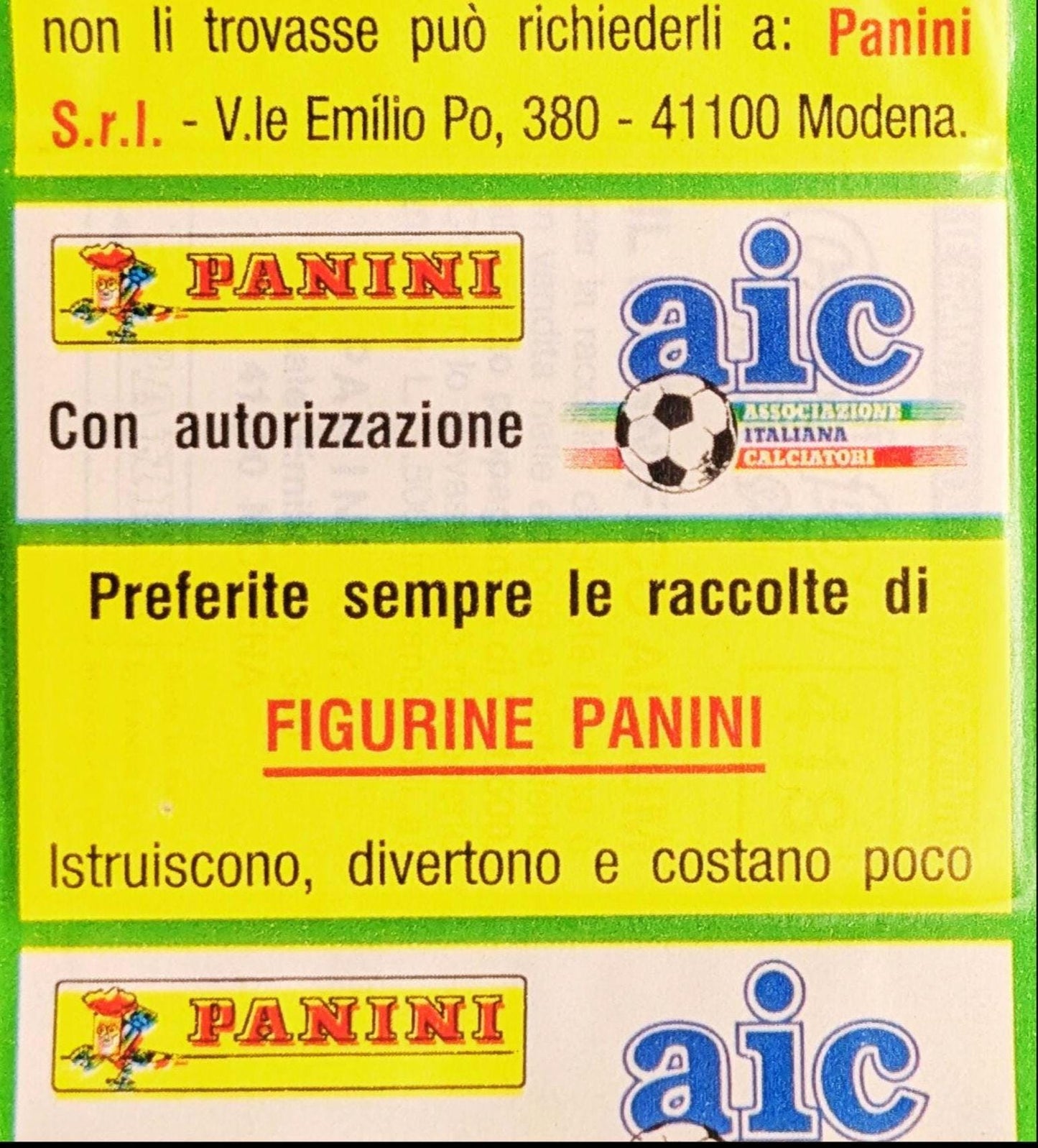 1993 Panini Calciatori (50 Packs)