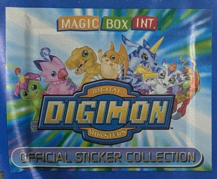 2000 Digimon Retro Vintage Sticker Pack