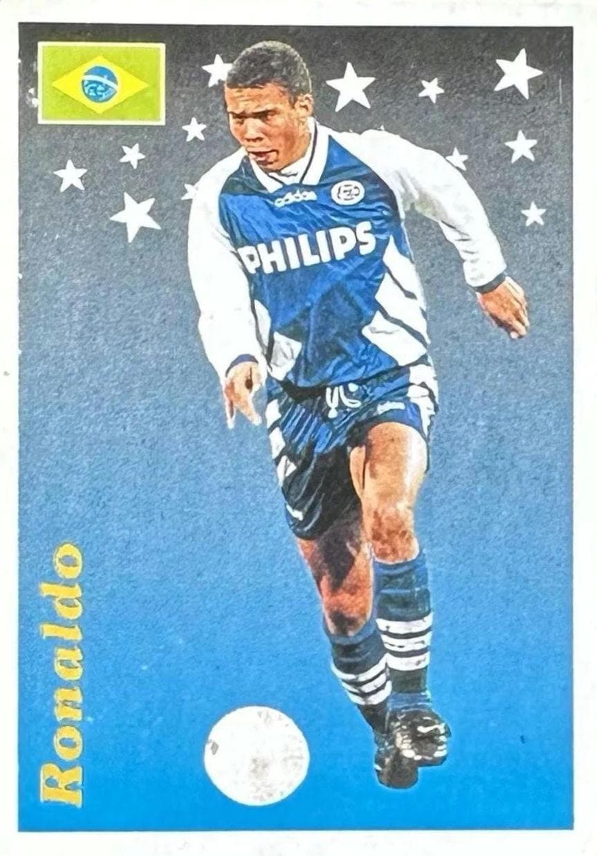 1995/96 Supercalcio Sealed Sticker Pack – Ronaldo Rookie, Cantona, Shearer, Romário & More