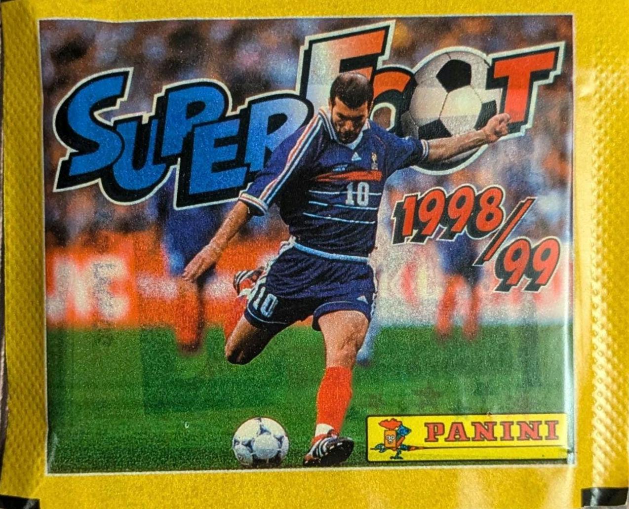 1998 Superfoot Sealed Sticker Pack – Henry, Zidane, Ginola, Vieira & Anelka, Trezeguet Rookies