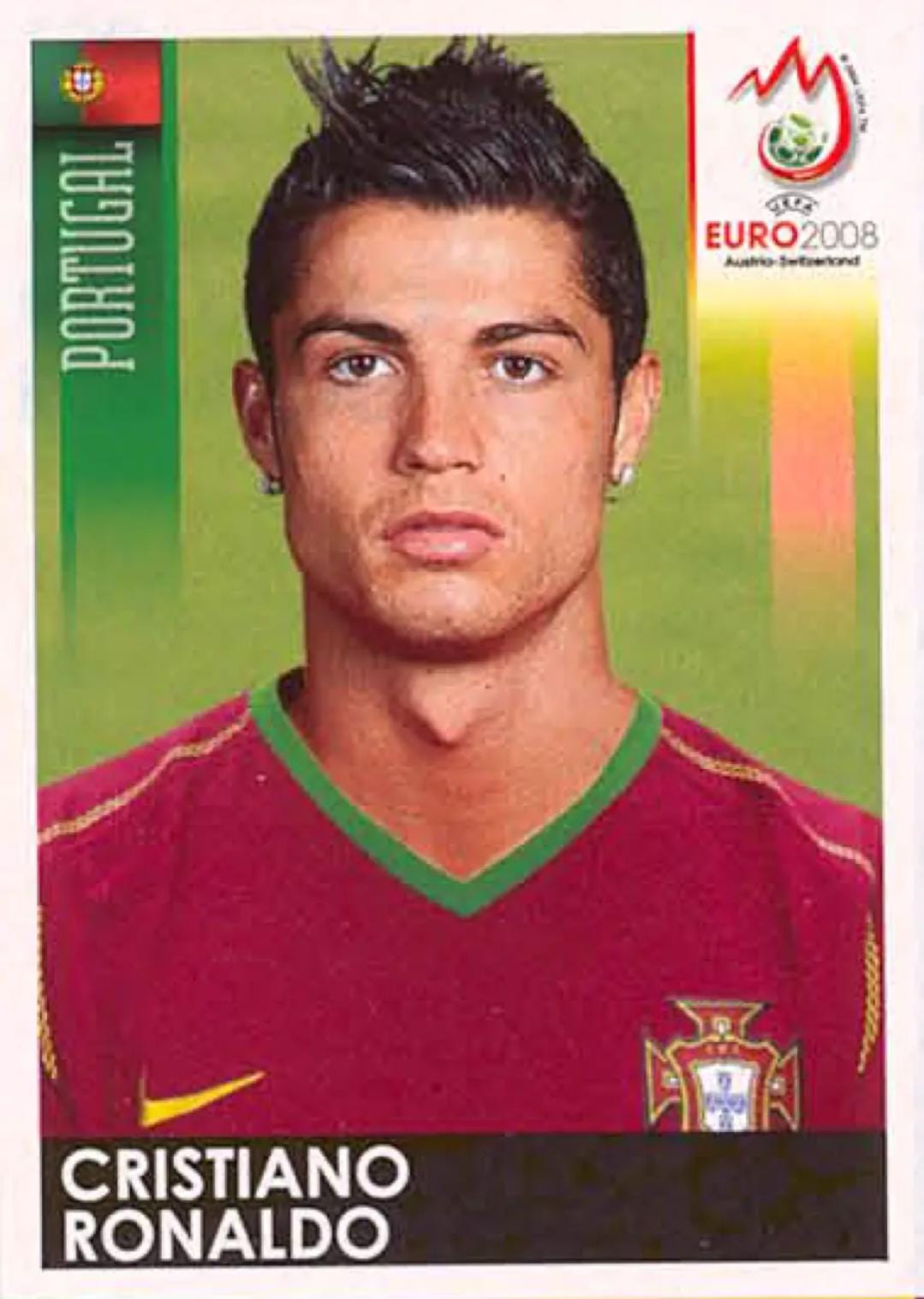 2008 Panini Football Euros Retro Vintage Sealed Sticker Pack (GREEN VERSION)