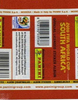 2010 FIFA World Cup Panini Sealed Pack | South Africa Edition | Messi, Ronaldo, Suarez | Rare Soccer Stickers