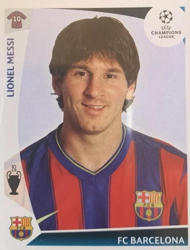 2009/10 Panini Champions League Sealed Football Sticker Pack