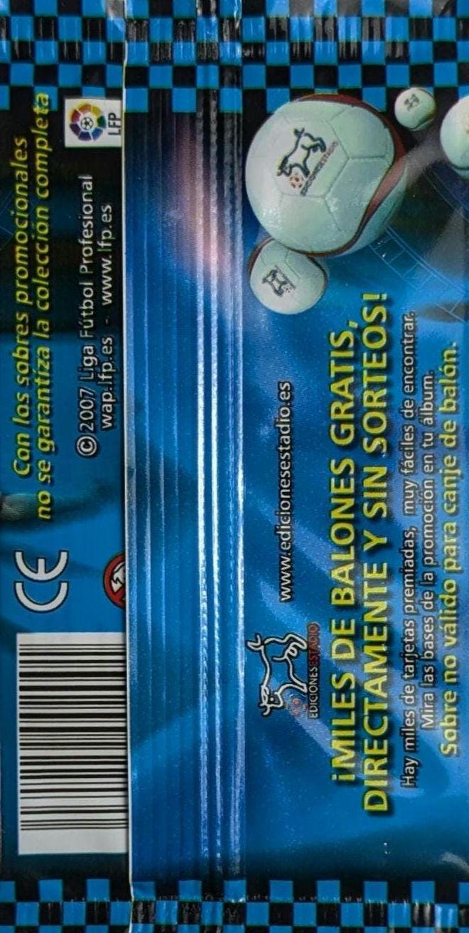 Spanish Mundicromo Las Fichas De La Liga 2007/8 Vintage Retro Sealed Football Card Pack