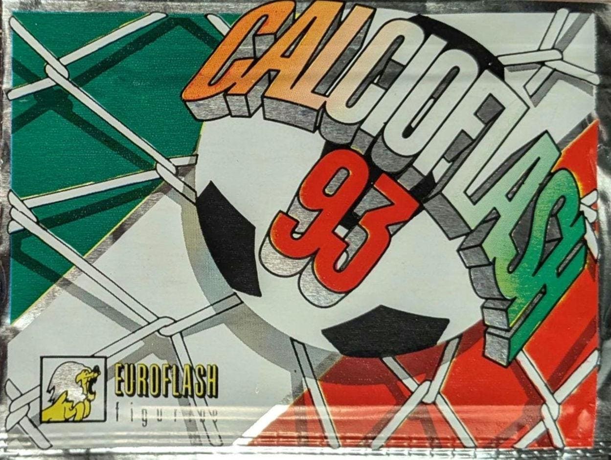 1993 CalcioFlash Sealed Football Sticker Pack