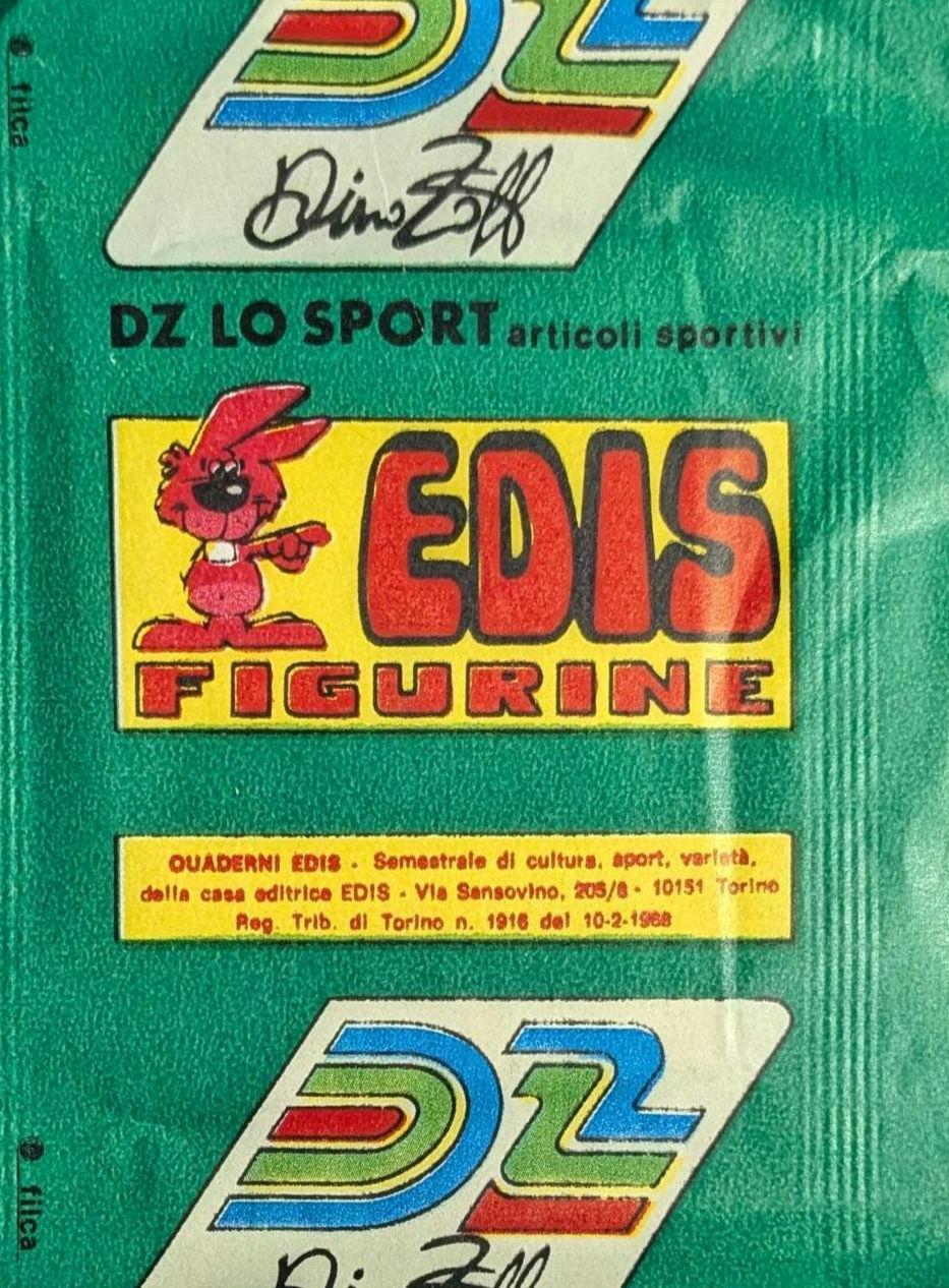 1985/86 Edis Calciatori Roberto Baggio “Mistake” Rookie Sticker Pack