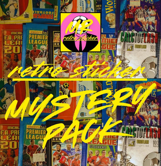 MrRetro Mystery Retro Sticker Football Pack