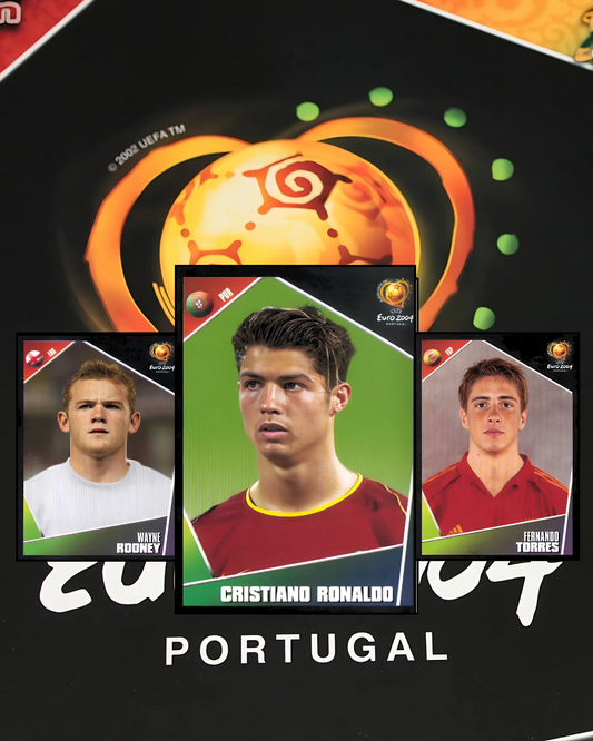 Euro 2004 image with Cristiano Ronaldo rookie sticker image