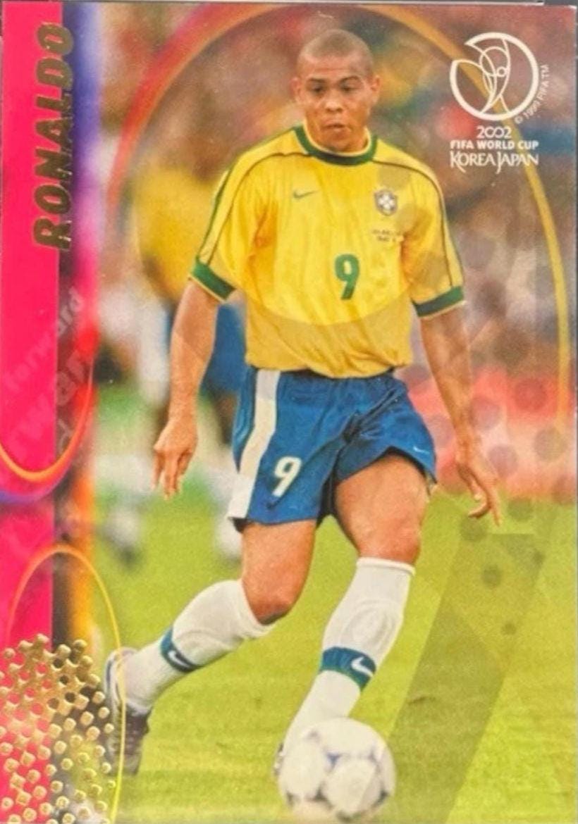 2002 Panini World Cup Sealed Football Trading Card Pack