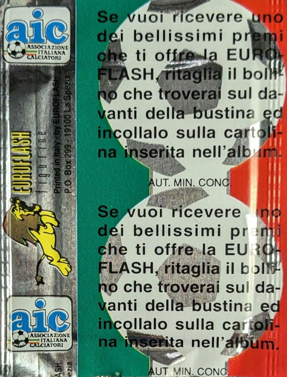 1993 CalcioFlash Sealed Football Sticker Pack