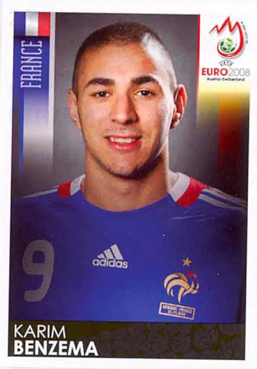 2008 Panini Football Euros Retro Vintage Sealed Sticker Pack (GREEN VERSION)
