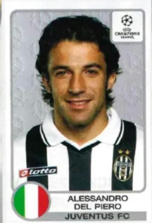 2001/2 Panini Champions League Sealed Football Sticker Pack
