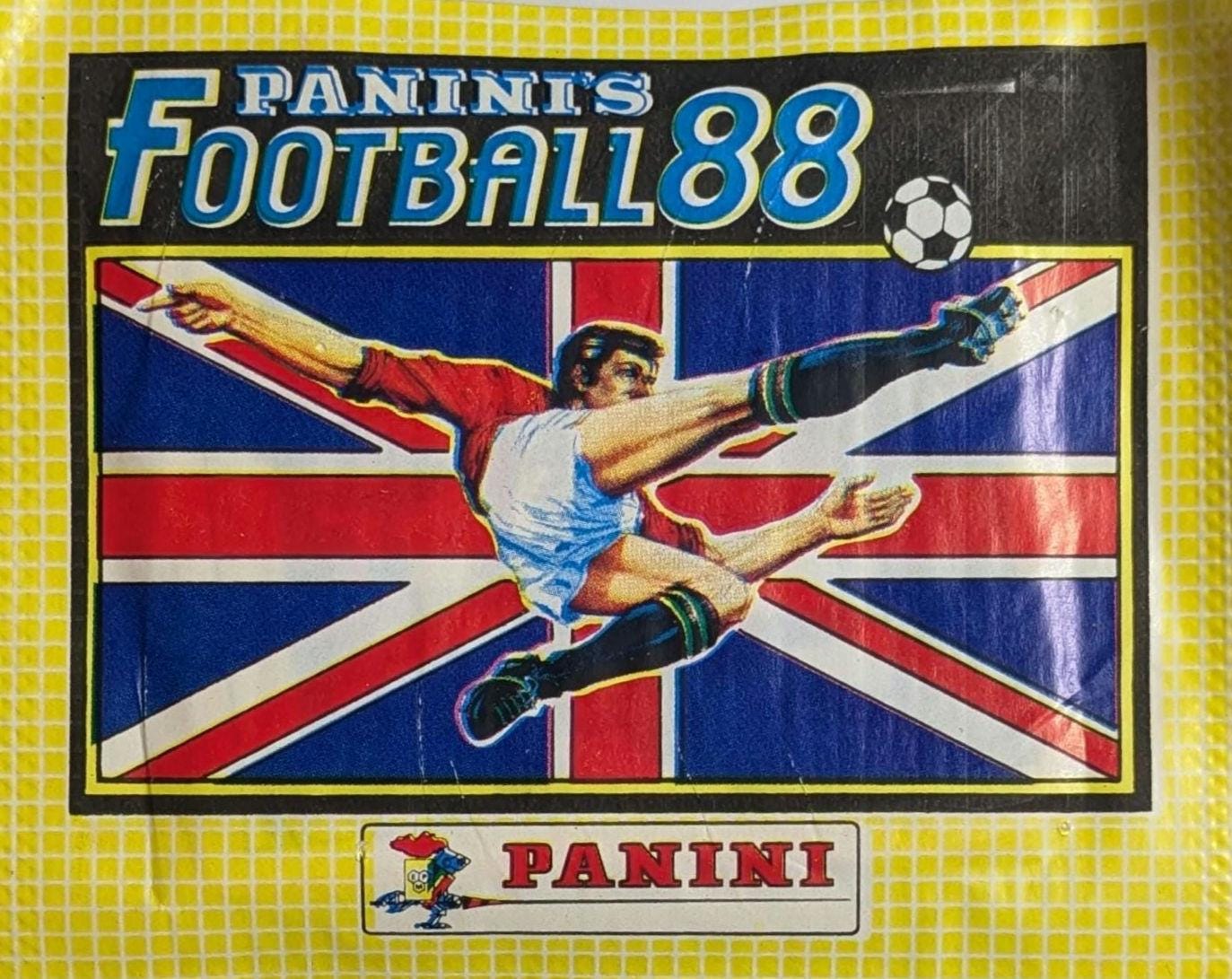 Panini Football 88 Sealed Sticker Pack | Le Tissier Rookie | Gascoigne 2nd Year | Maradona | Lineker | Vintage First Division Stickers