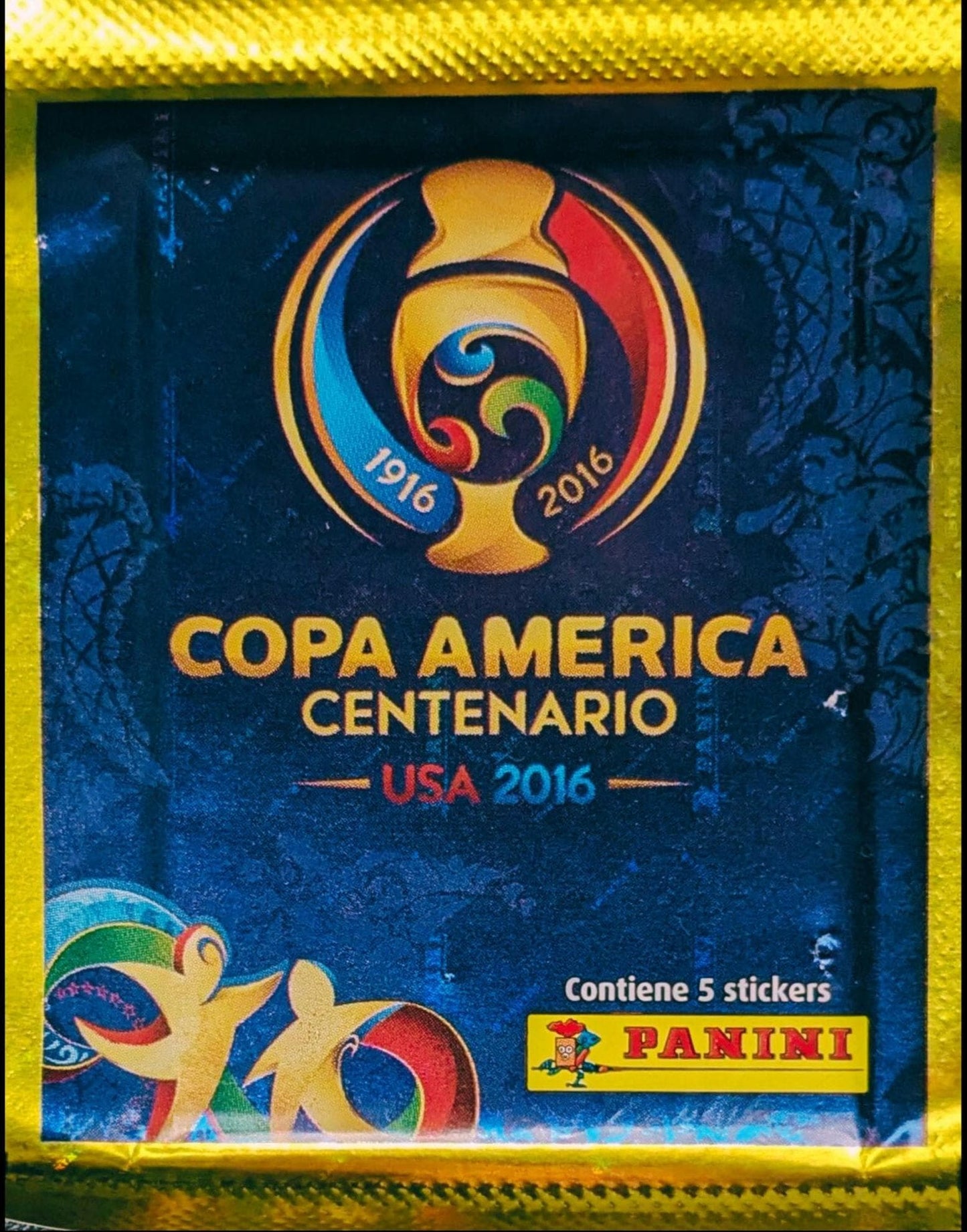 2016 Panini Copa America Retro Vintage Sealed Football Sticker Pack