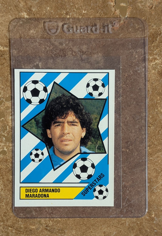 vintage soccer sticker Diego Maradona argentina italia 90 sticker