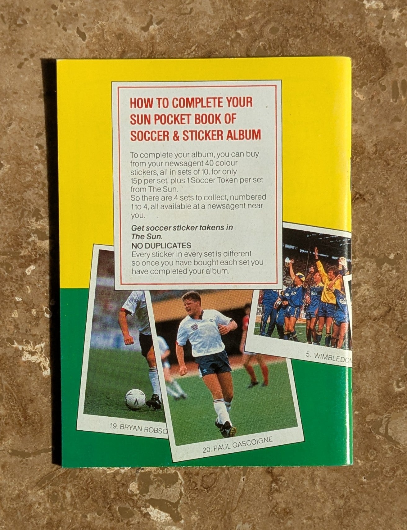 The Sun 1998 Pocket Book Album (Blank) - Near Mint Condition