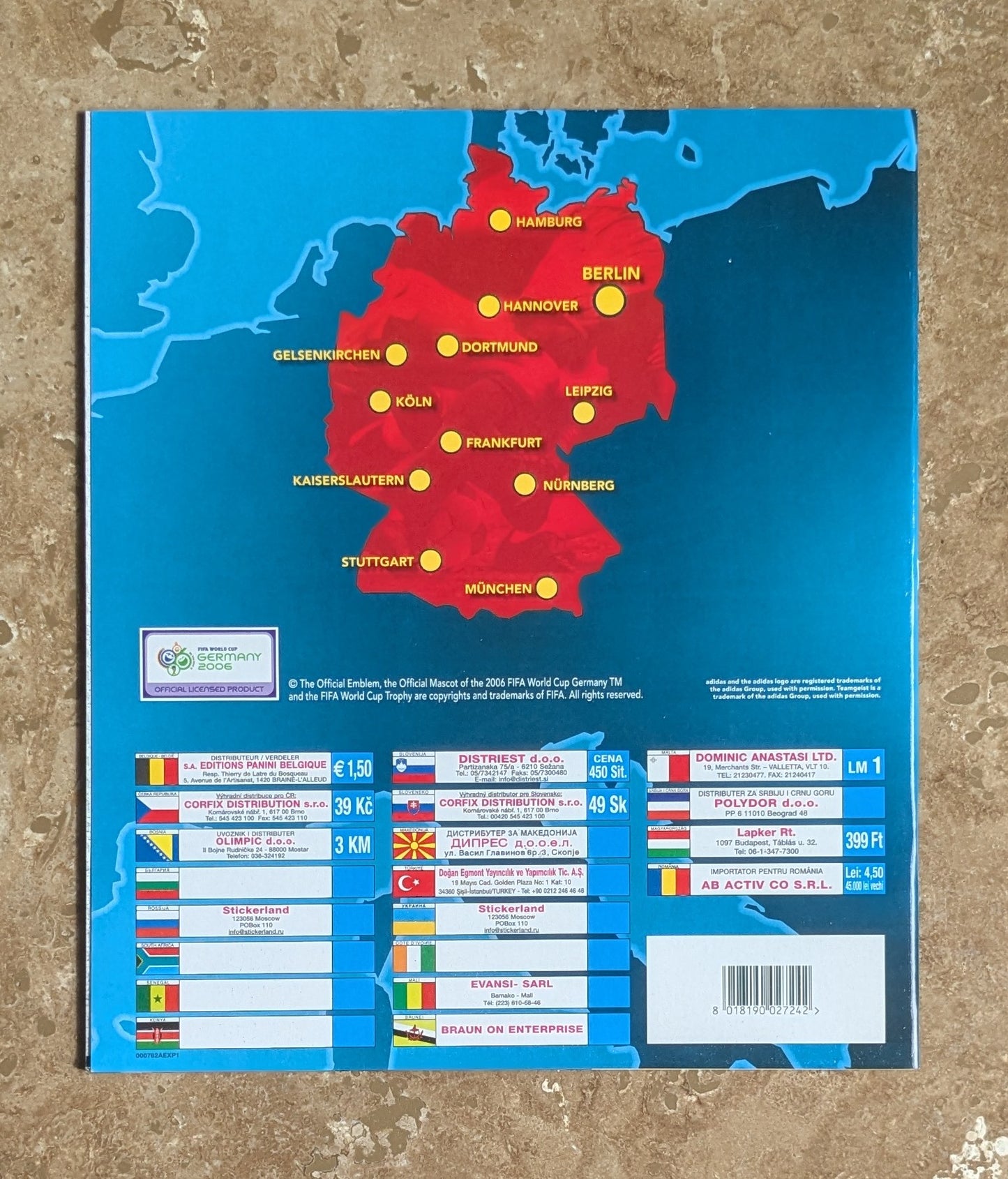2006 World Cup Panini Official Album (Blank) - Near Mint Condition