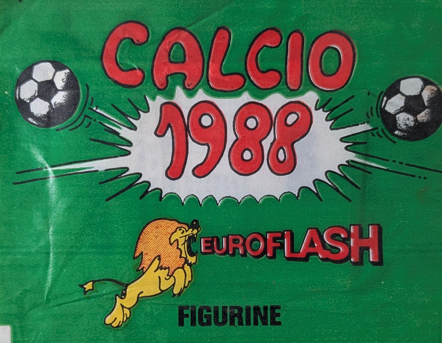 1988 Panini Calcio EuroFlash Sticker Pack - Maradona, Baggio, Maldini, Van Basten, Gullt & more